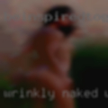 Wrinkly naked woman